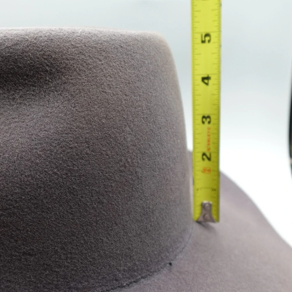 American Hat Co Cowboy Hat Mens Gray Maxi-Felt Pure Wool Western Cattleman